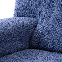 4 Seater Sofa Cover - Blue, Velvet